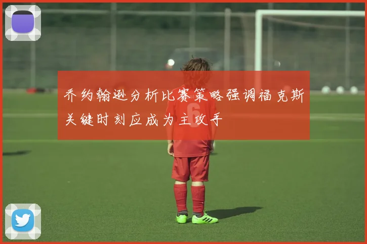 乔约翰逊分析比赛策略强调福克斯关键时刻应成为主攻手
